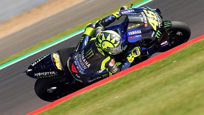 Moto:Gb,Honda Marquez in pole, Rossi 2/o Moto:Gb,Honda Marquez in pole, Rossi 2/o