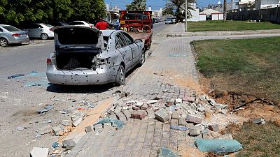 Missile hits Tripoli airport car park, grounding flights for three hours Missile hits Tripoli airport car park, grounding flights for three hours