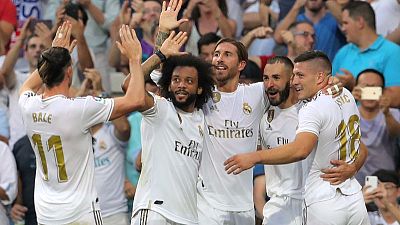 ريال مدريد يتعثر على أرضه ويتعادل 1-1 مع بلد الوليد ريال مدريد يتعثر على أرضه ويتعادل 1-1 مع بلد الوليد