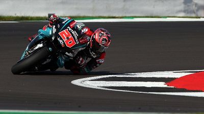 Moto: warm up, Quartararo il più veloce Moto: warm up, Quartararo il più veloce