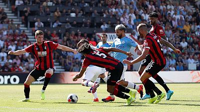 Aguero strikes again as City win at Cherries Aguero strikes again as City win at Cherries