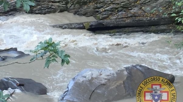 Soccorsi 20 escursionisti in un torrente Soccorsi 20 escursionisti in un torrente