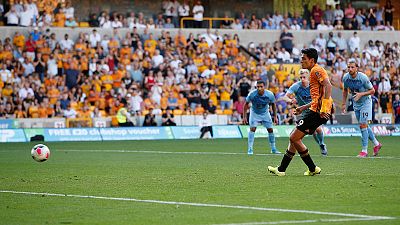 Late Jimenez penalty earns Wolves a point against Burnley Late Jimenez penalty earns Wolves a point against Burnley