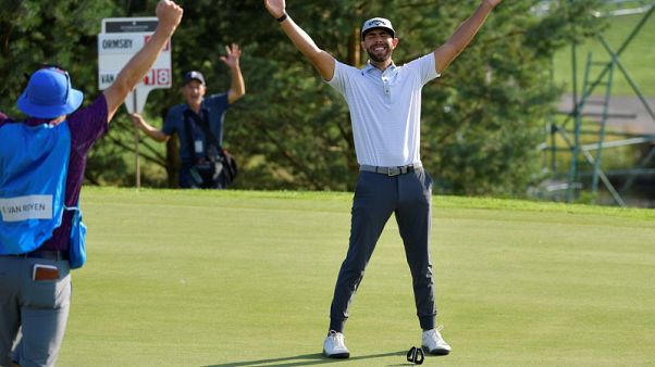 Golf: South African Van Rooyen clinches breakthrough win in Sweden Golf: South African Van Rooyen clinches breakthrough win in Sweden