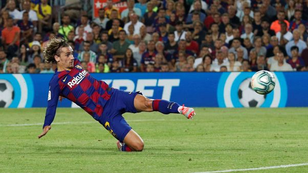 Griezmann double helps Barca back to winning ways Griezmann double helps Barca back to winning ways