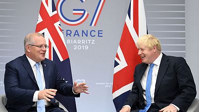 Australian PM congratulates UK's Johnson on dramatic cricket win Australian PM congratulates UK's Johnson on dramatic cricket win