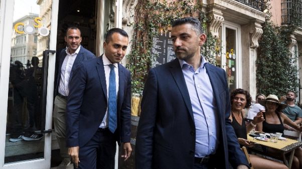 Dopo pranzo vertice stato maggiore M5s Dopo pranzo vertice stato maggiore M5s