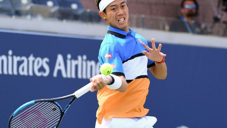 Nishikori cruises into U.S. Open second round
