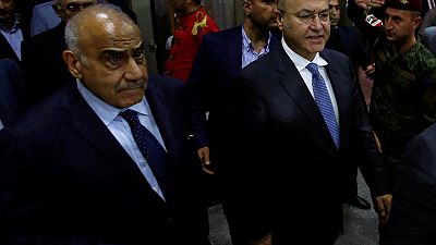 رئيس العراق ورئيس وزرائه ينددان بضربات جوية قرب الحدود السورية رئيس العراق ورئيس وزرائه ينددان بضربات جوية قرب الحدود السورية