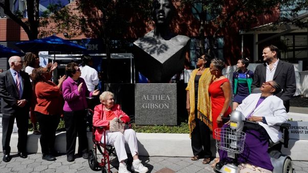 Trailblazer Althea Gibson honoured with statue at U.S. Open Trailblazer Althea Gibson honoured with statue at U.S. Open