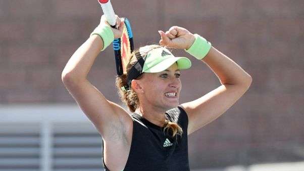 Mladenovic sends Kerber packing from U.S. Open Mladenovic sends Kerber packing from U.S. Open