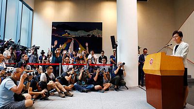 Hong Kong violence becoming more serious, but government in control, says Lam Hong Kong violence becoming more serious, but government in control, says Lam