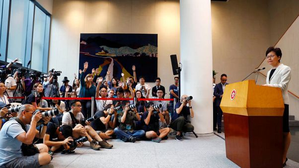 Hong Kong violence becoming more serious, but government in control, says Lam Hong Kong violence becoming more serious, but government in control, says Lam