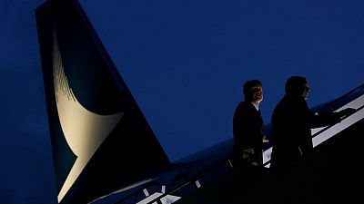 Hong Kong's Cathay Pacific warns against protest outside its premises Hong Kong's Cathay Pacific warns against protest outside its premises