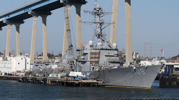 U.S. warship sails in disputed South China Sea amid trade tensions U.S. warship sails in disputed South China Sea amid trade tensions