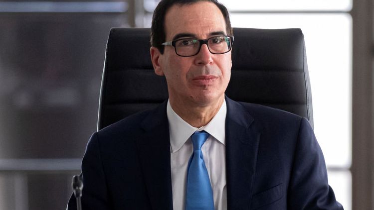 U.S. does not intend to intervene in currency markets for now, Mnuchin tells Bloomberg