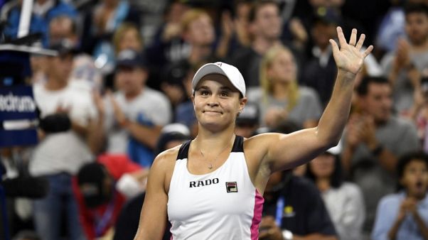 Barty scrambles ahead in scrappy U.S. Open second-round match Barty scrambles ahead in scrappy U.S. Open second-round match