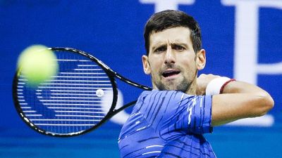 Tennis: Us Open, Djokovic piega Londero Tennis: Us Open, Djokovic piega Londero