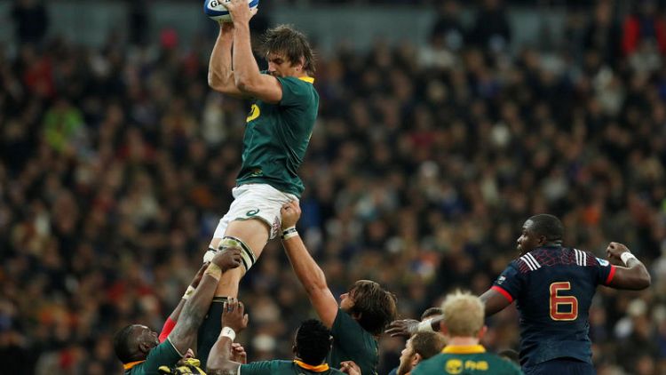 Rugby - Springbok Etzebeth denies racial incident, meets Human Rights Commission