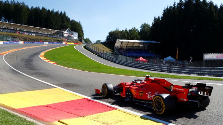 Leclerc leads Vettel in Belgium as Ferrari dominate practice