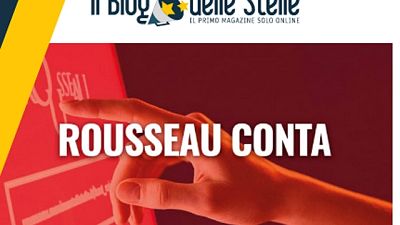 M5s, voto su Rousseau conta M5s, voto su Rousseau conta
