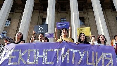 Adopting softer stance, Kazakhstan allows small-scale protests Adopting softer stance, Kazakhstan allows small-scale protests