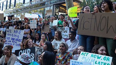 Swedish teen climate activist takes school strike to gates of United Nations Swedish teen climate activist takes school strike to gates of United Nations
