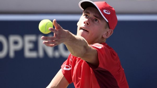 Energized De Minaur sees off Nishikori in New York Energized De Minaur sees off Nishikori in New York