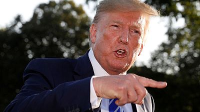 Trump says euro dropping 'like crazy' against dollar, blames Fed Trump says euro dropping 'like crazy' against dollar, blames Fed