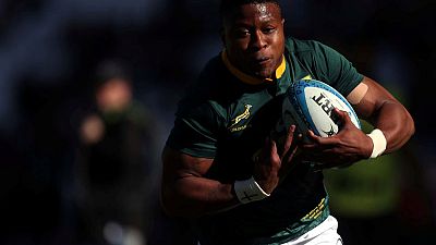Springboks winger Dyantyi faces ban after 'B' sample positive Springboks winger Dyantyi faces ban after 'B' sample positive