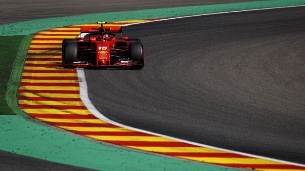 F1: Ferrari Leclerc domina 3/e libere F1: Ferrari Leclerc domina 3/e libere