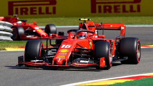 Leclerc completes Ferrari practice sweep, Hamilton crashes Leclerc completes Ferrari practice sweep, Hamilton crashes