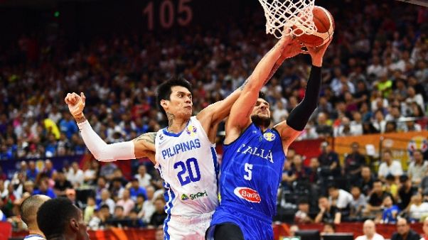 Basket: Mondiali,Italia-Filippine 108-62 Basket: Mondiali,Italia-Filippine 108-62