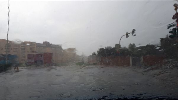 Violento temporale a Cagliari e Sulcis Violento temporale a Cagliari e Sulcis