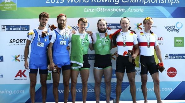 Canottaggio: Italia d'argento e bronzo Canottaggio: Italia d'argento e bronzo