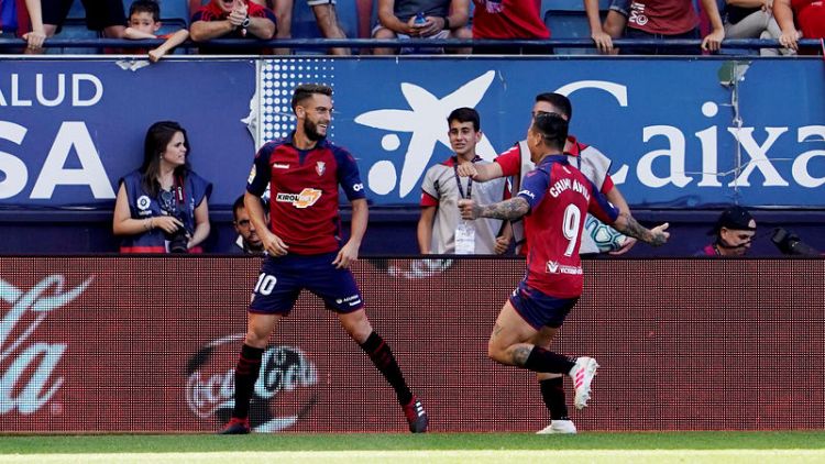 Barca held to surprise draw at Osasuna