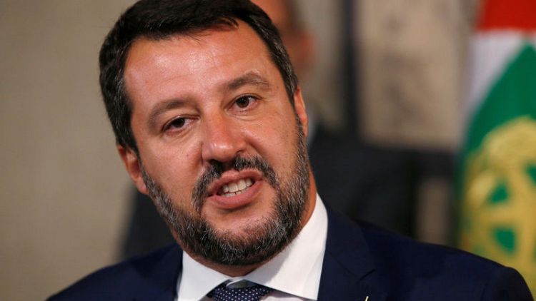 Italy's Salvini issues new migrant ban as seeks to derail new coalition