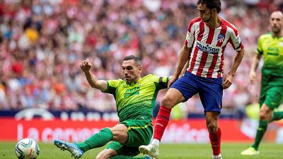 Liga: Atletico Madrid a punteggio pieno Liga: Atletico Madrid a punteggio pieno