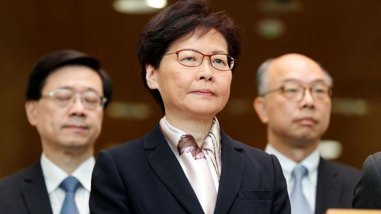Special Report: Hong Kong leader says she would 'quit' if she could, fears her ability to resolve crisis now 'very limited'