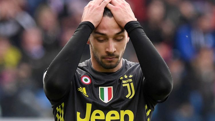 Juve's De Sciglio out with thigh injury for at least 10 days