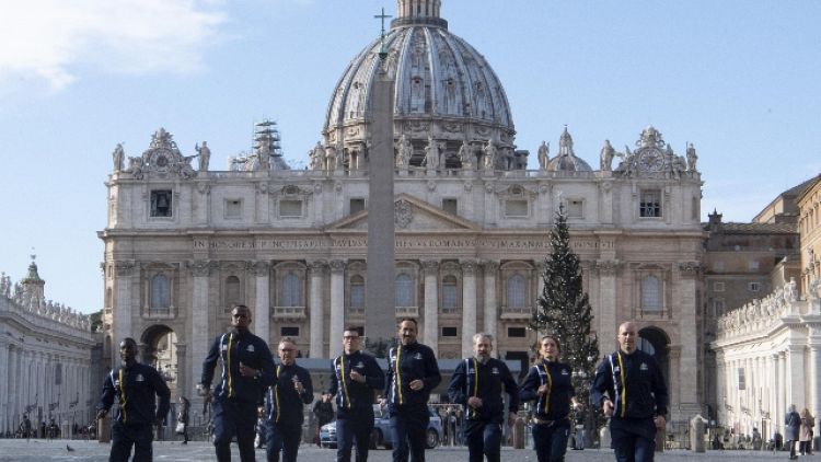 Athletica Vaticana alla 'run for peace'