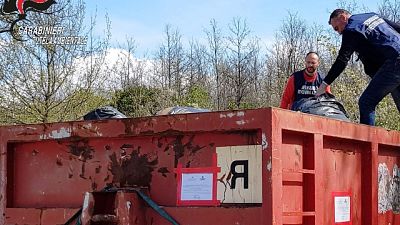 Sequestro rifiuti in azienda in Brianza Sequestro rifiuti in azienda in Brianza