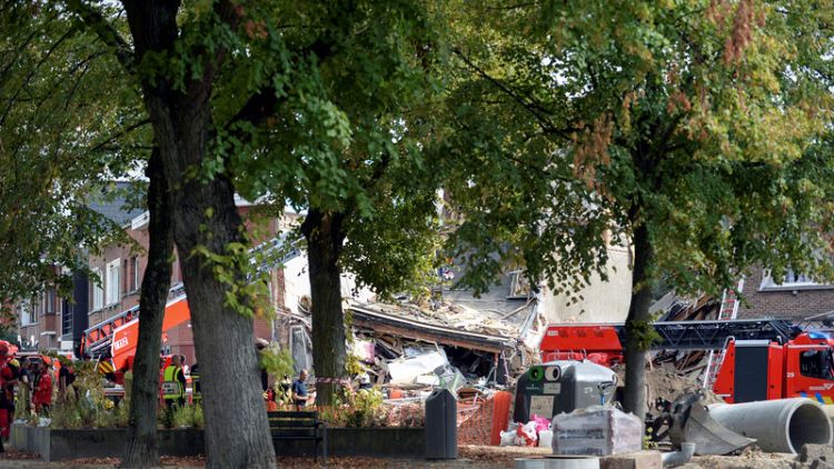 Blast destroys houses in Belgium's Antwerp