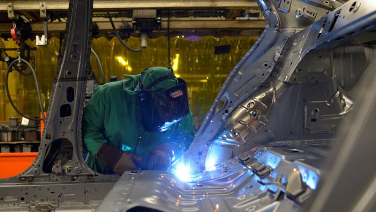 U.S. manufacturing shrinks for first time in three years