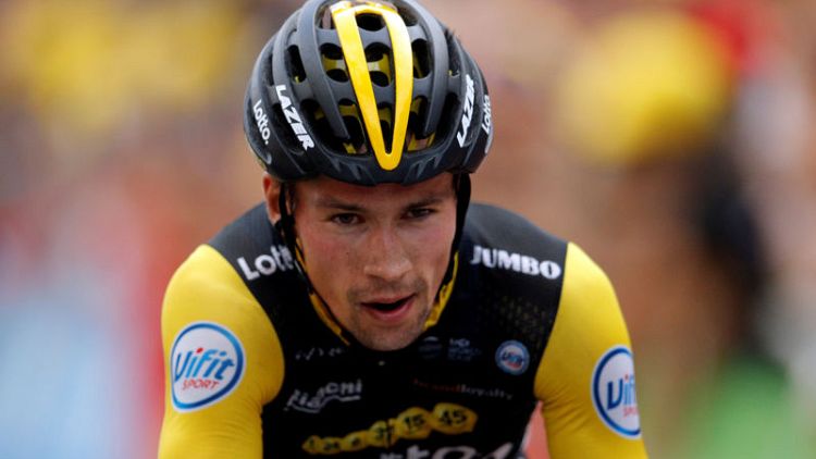 Cycling - Roglic boosts Vuelta hopes with time-trial triumph