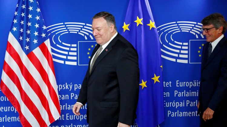 With Trump's blessing, Pompeo sought 'reset' with new EU leaders - envoy