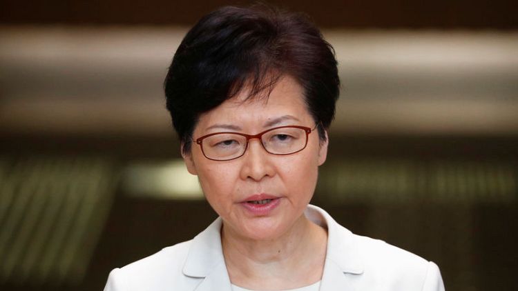 Hong Kong's Lam says hopes extradition bill's withdrawal will help solve crisis