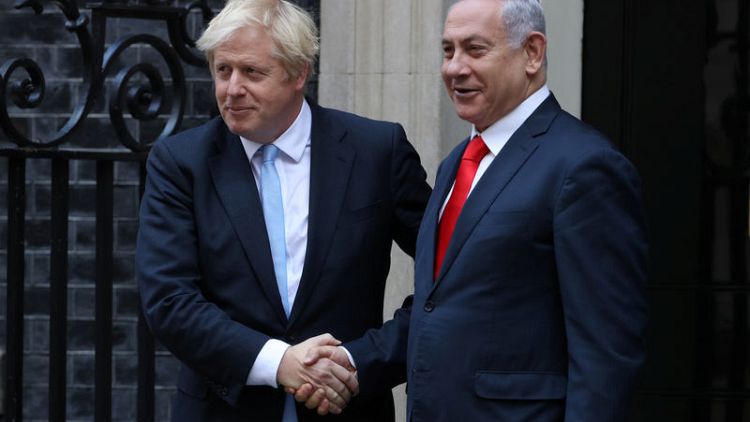 Israeli PM Netanyahu holds talks with Johnson in London