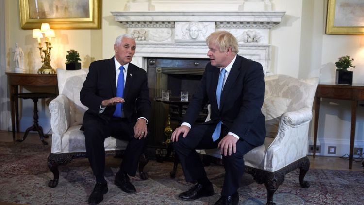 UK health service not on the table in U.S. trade talks - Johnson