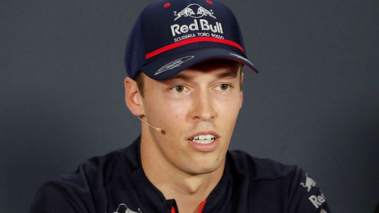 Kvyat shrugs off Albon's strong Red Bull debut
